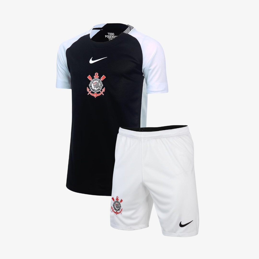 Conjunto Infantil Feminino Nike Corinthians 2025/26 II