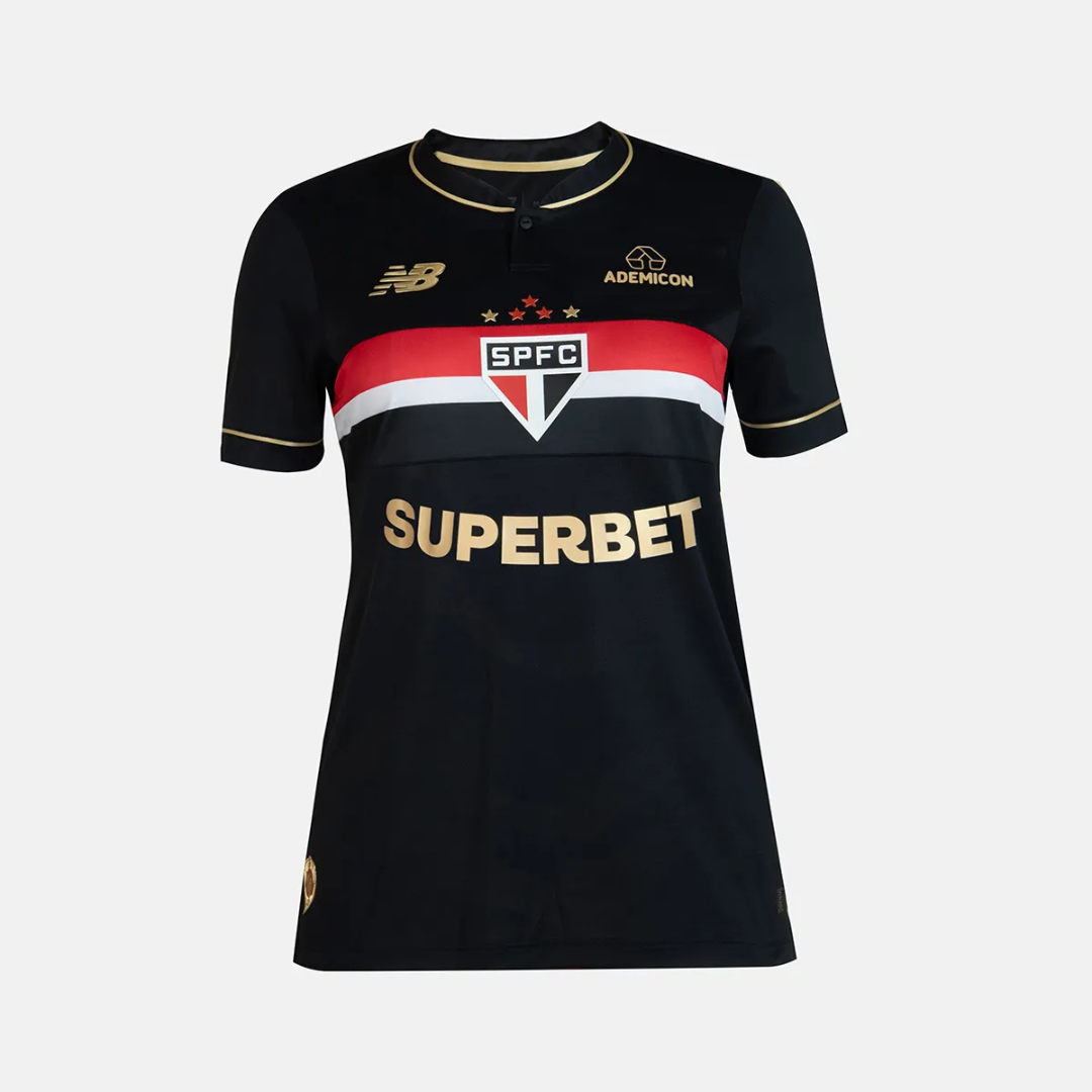 Camisa Feminina New Balance São Paulo 2025/26 III Jogadora